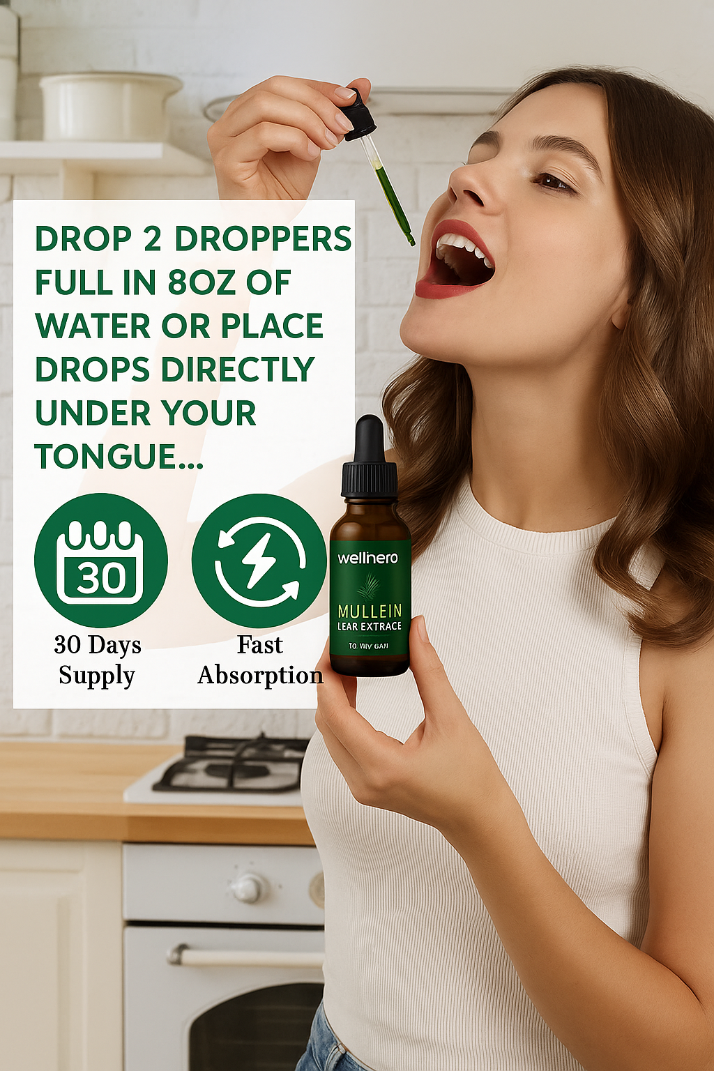 WellNero Mullein Lung Digestive Drops™
