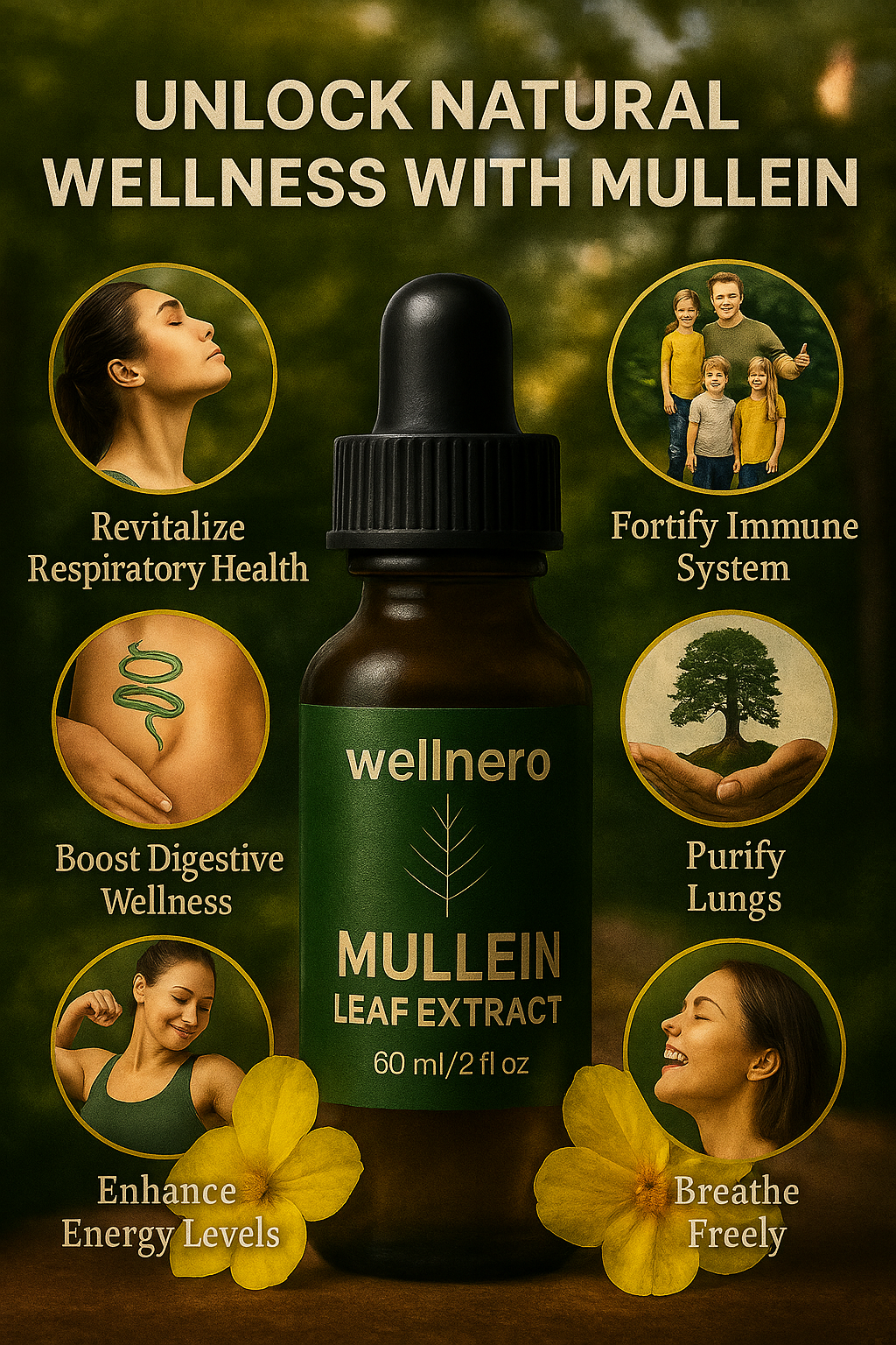 WellNero Mullein Lung Digestive Drops™