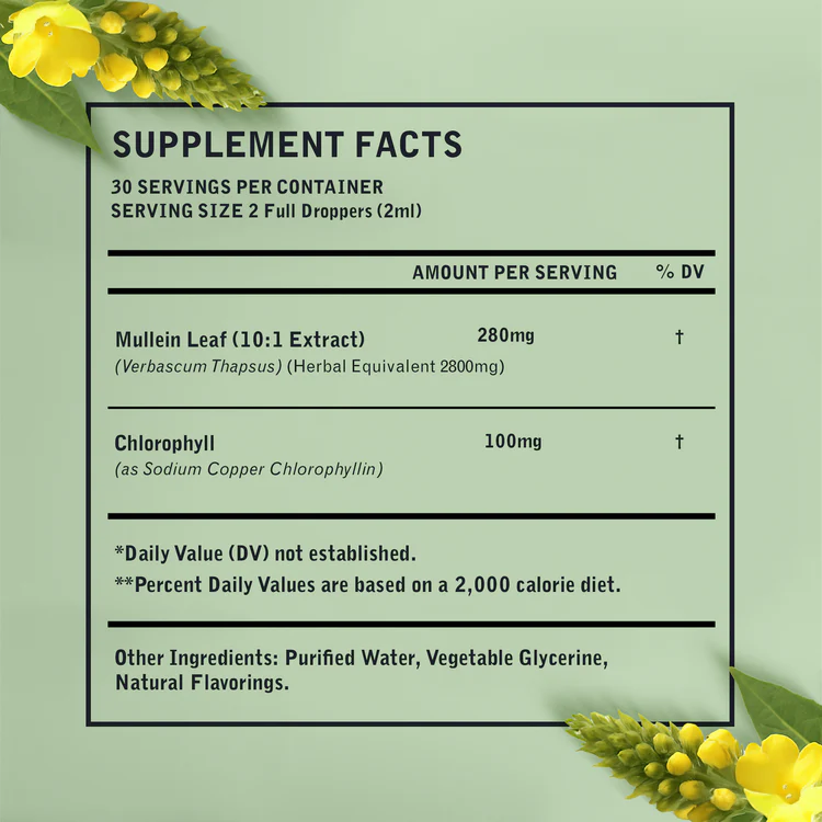 WellNero Mullein Lung Digestive Drops™